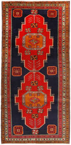 Ardabil Tapete 156X327 Oriental Feito A Mão Tapete Passadeira Castanho Alaranjado/Porpora Escuro (Lã, Pérsia/Irão)