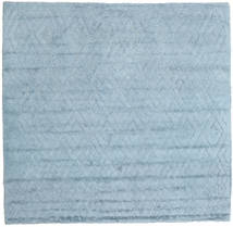 Soho Soft - Sky Azul Tapete 250X250 Moderno Quadrado Azul Claro Grande (Lã, Índia)