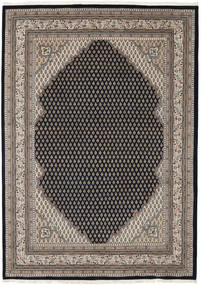 Mir Indo Tapete 172X239 Oriental Feito A Mão Castanho Claro/Preto (Lã, Índia)