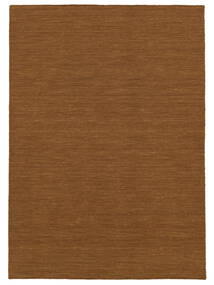 Kilim Loom - 갈색 러그 160X230 정품
 모던 수제 브라운 (울, 인도)