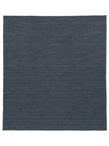 Tapis Kilim loom - Denim Bleu CVD21128
