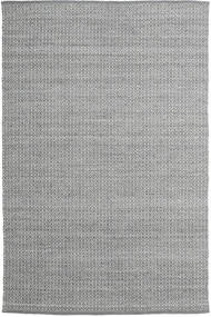 Alva - Mørkegrå/Hvid Tæppe 200X300 Ægte Moderne Håndvævet Lysegrå/Mørkegrå (Uld, Indien)