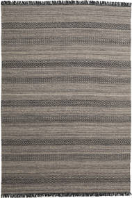 Hedda - Marron Tapis 220X320 Moderne Tissé À La Main Gris Foncé/Gris Clair (Laine, Inde)