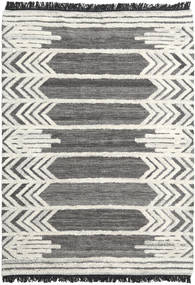 Arrow Tapis 160X230 Moderne Tissé À La Main Gris Foncé/Beige Foncé (Laine, Inde)