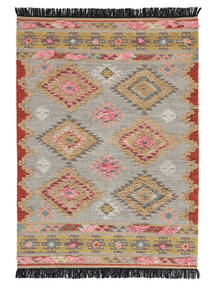 Tyra Tapis 160X230 Moderne Tissé À La Main Gris Clair/Rose Clair (Laine, Inde)