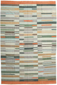 Kilim Ariana Rug 238X357 Authentic
 Modern Handwoven Light Grey/Light Brown (Wool, Afghanistan)