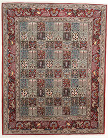 Moud Tappeto 198X250 Orientale Fatto A Mano Marrone Chiaro/Marrone Scuro (Lana/Seta, Persia/Iran)