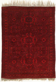 Afghan Khal Mohammadi Rug 131X174 Authentic
 Oriental Handknotted Dark Red/Crimson Red (Wool, Afghanistan)