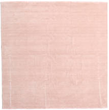 Handloom Fringes - Secondary Sag 250X250 Moderni Kvadratni Svjetloružičasta Veliki (Vuna, Indija)