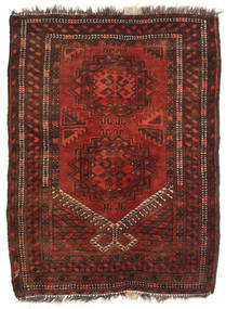 Afegão Khal Mohammadi Tapete 74X99 Oriental Feito A Mão Vermelho Escuro/Castanho Escuro (Lã, Afeganistão)