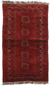 Afghan Khal Mohammadi Rug 96X161 Authentic
 Oriental Handknotted Dark Red/Dark Brown (Wool, Afghanistan)