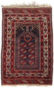 Afghan Khal Mohammadi Rug 84X123 Authentic
 Oriental Handknotted Dark Red/Brown (Wool, Afghanistan)