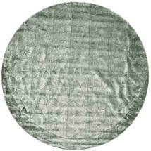 Crystal - Frosty Green Rug Ø 250 Modern Round Dark Grey/Light Grey Large ( India)