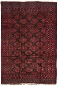 Afegão Khal Mohammadi Tapete 207X300 Oriental Feito A Mão Vermelho Escuro/Castanho Escuro (Lã, Afeganistão)