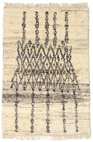 Barchi/Moroccan Berber - Afganistan 러그 93X127 정품
 모던 수제 베이지/라이트 브라운 (울, 아프가니스탄)