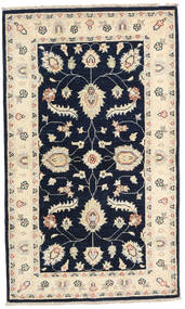 Ziegler Ariana Tapete 93X156 Oriental Feito A Mão Azul Escuro/Bege (Lã, Afeganistão)