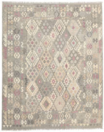 Kilim Afegão Old Style Tapete 201X250 Oriental Tecidos À Mão Cinzento Claro/Castanho Claro (Lã, Afeganistão)