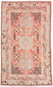 Samarkand Vintage Tapete 155X255 Oriental Feito A Mão Luz Rosa/Bege Escuro (Lã, China)