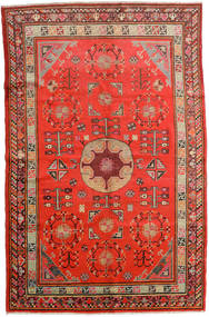 Samarkand Vintage Tapete 161X250 Oriental Feito A Mão Castanho Alaranjado/Laranja (Lã, China)
