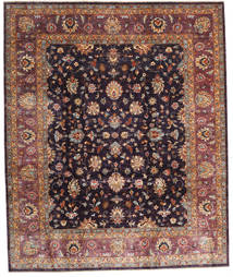 Ziegler Ariana Tapete 246X296 Oriental Feito A Mão Porpora Escuro/Castanho (Lã, Afeganistão)