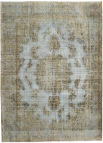 Vintage Heritage Tapijt 294X406 Echt Modern Handgeknoopt Olijfgroen/Lichtgrijs/Donkergrijs Groot (Wol, Perzië/Iran)