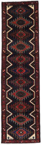 Hamadan Alfombra 83X302 Oriental Hecha A Mano Rojo Oscuro (Lana, Persia/Irán)