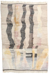 Berber Moroccan - Mid Atlas Dywan 261X378 Nowoczesny Tkany Ręcznie Beżowy/Jasnoszary Duży (Wełna, Maroko)