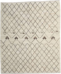 Kilim Ariana Szőnyeg 249X292 Modern Kézi Szövésű Sötét Bézs/Világosszürke (Gyapjú, Afganisztán)