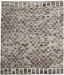 Kilim Ariana Szőnyeg 260X300 Modern Kézi Szövésű Sötétszürke/Világosszürke Nagy (Gyapjú, Afganisztán)