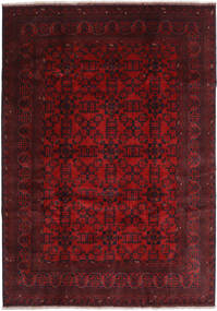 Afegão Khal Mohammadi Tapete 207X290 Oriental Feito A Mão Vermelho Escuro/Castanho Escuro (Lã, Afeganistão)