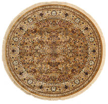 Kerman Diba - Secondary Rug Ø 200 Authentic
 Modern Handknotted Round Brown/Light Brown ( Turkey)