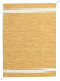 Ernst - 머스타드/Off White 러그 140X200 정품
 모던 수제 라이트 브라운 (울, 인도)