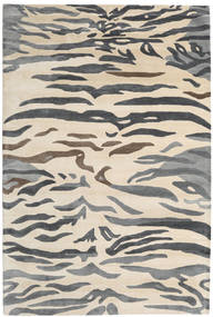 Love Tiger - Grey Rug 250X350 Modern Dark Grey/Beige/Light Grey Large ( India)