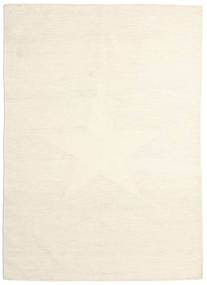 Килим Современный Ковер 165X228 Современный Сотканный Вручную Бежевый (Шерсть, Индия)