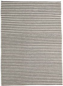 Kilim Modern Szőnyeg 155X219 Modern Kézi Szövésű Sötétszürke/Világosszürke (Gyapjú, India)