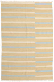 Kilim Moderno Tapete 160X244 Moderno Tecidos À Mão Bege Escuro/Bege (Lã, Índia)