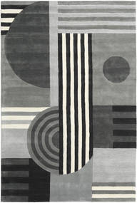 Tilt - Cinzento Tapete 200X300 Moderno Cinzento Claro/Preto (Lã, Índia)