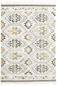 Mirzapur Tapis 140X200 Moderne Tissé À La Main Beige/Beige Foncé (Laine, Inde)