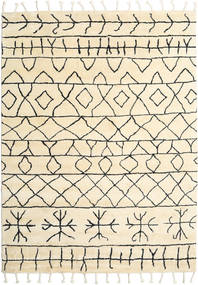 Moss Berber - Natural Tapete 275X370 Moderno Feito A Mão Bege/Luz Rosa Grande (Lã, Índia)