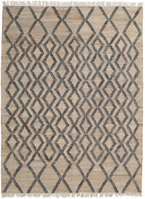 Tekla Koberec 160X230 Moderní Ruční Tkaní Světle Hnědá/Tmavošedý ( Indie)