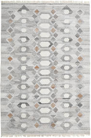 Martha Ковер 200X300 Современный Сотканный Вручную Светло-Серый/Бежевый ( Индия)