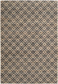 Trisha Ковер 200X300 Современный Сотканный Вручную Светло-Коричневый/Темно-Серый ( Индия)