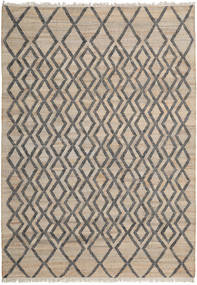 Tekla Tapete 200X300 Moderno Tecidos À Mão Castanho Claro/Cinza Escuro ( Índia)