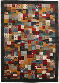 Gabbeh Loribaft Rug 248X348 Authentic
 Modern Handknotted Black/Dark Brown (Wool, India)