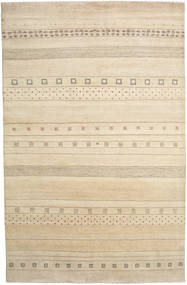 Gabbeh Loribaft Rug 201X310 Authentic
 Modern Handknotted Light Brown/Beige (Wool, India)