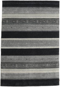 Gabbeh Indo Rug 203X303 Authentic
 Modern Handknotted Dark Grey/Light Grey (Wool, India)