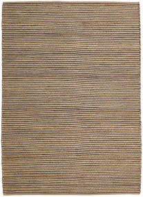 Jute Tapete 160X230 Moderno Tecidos À Mão Castanho Claro/Cinza Escuro ( Índia)