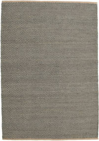 Jute Tapete 160X230 Moderno Tecidos À Mão Cinza Escuro/Castanho Claro ( Índia)