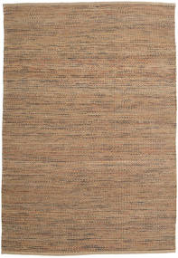 Jute/Lã Tapete 160X230 Moderno Tecidos À Mão Castanho Claro/Castanho ( Índia)