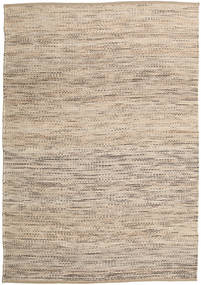 Jute/Ull Matta 160X230 Äkta Modern Handvävd Ljusbrun/Ljusgrå ( Indien)